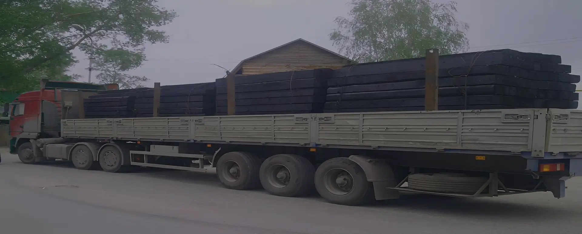 Сервис от транспортной компании по доставке шпал по России из Лахденпохьи автотранспортом